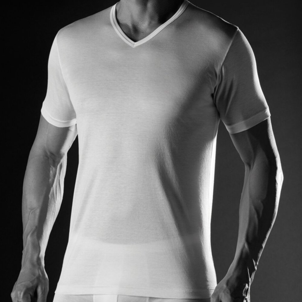 Zimmerli Royal Classic High V-Neck T-Shirt